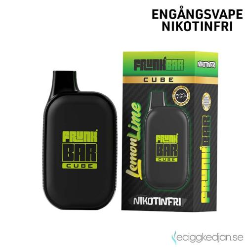 Frunk Bar Cube ZERO Mesh | Lemon Lime | Engångs Vape | 0mg | 12ml