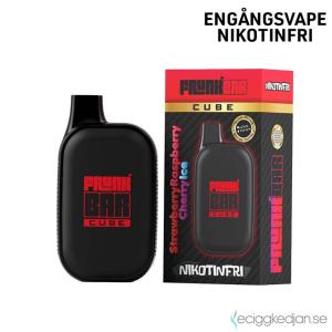 Frunk Bar Cube ZERO Mesh | Strawberry Raspberry Cherry Ice | Engångs Vape | 0mg | 12ml
