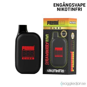 Frunk Bar Cube ZERO Mesh | Strawberry Kiwi | Engångs Vape | 0mg | 12ml