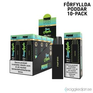 Frunk Pod Click Mesh | Sour Apple | Förfylld Pod | 10pack