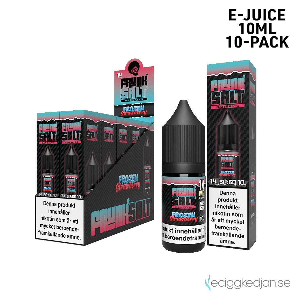 Frunk Salt | Frozen Strawberry | 10ml E-Juice | 14mg Saltnikotin | 10pack