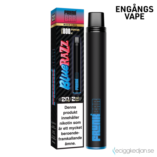 Frunk Bar Mesh | Blue Razz | Engångs Vape | 20mg