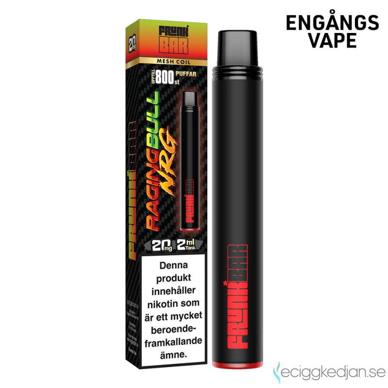 Frunk Bar Mesh | Raging Bull NRG Engångs Vape 20mg