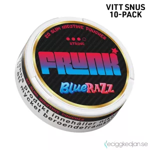 Frunk Slim | Blue Razz | All White | 10pack