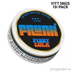 Frunk Slim | Fizzy Cola | All White | 10pack