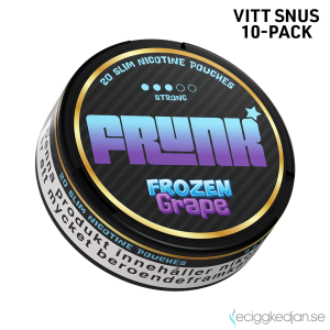 Frunk Slim | Frozen Grape | All White | 10pack