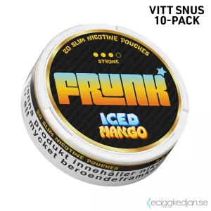 Frunk Slim | Iced Mango | All White | 10pack