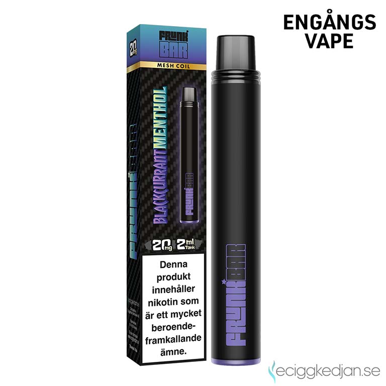 Frunk Bar Mesh | Blackcurrant Menthol | Engångs Vape | 20mg