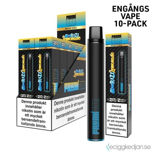 Frunk Bar Mesh | Blue Razz Lemonade | Engångs Vape | 20mg | 10pack