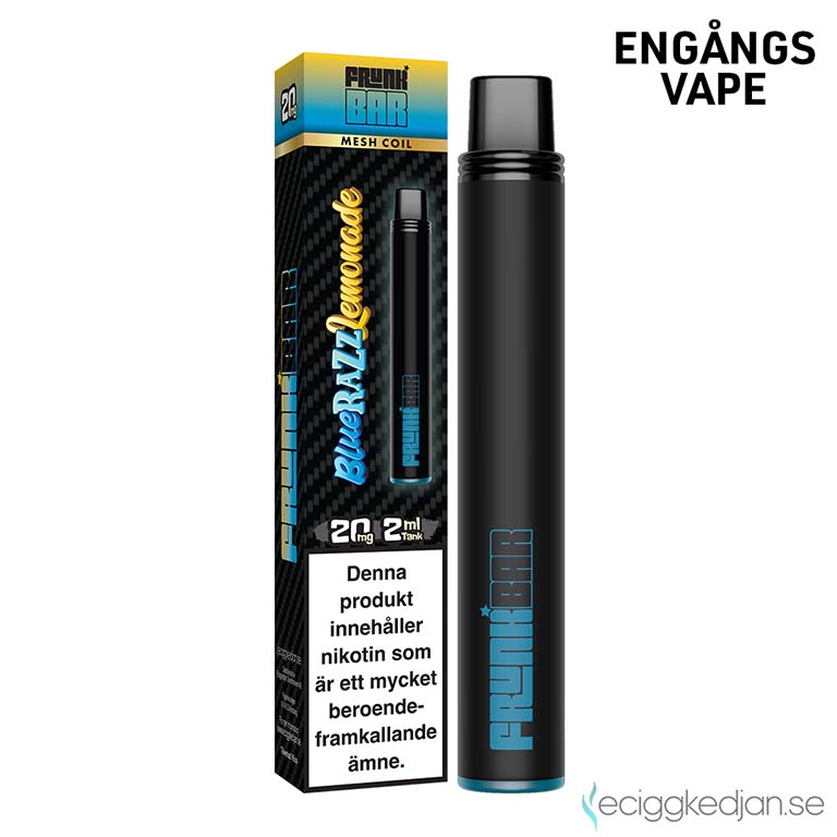 Frunk Bar Mesh | Blue Razz Lemonade | Engångs Vape | 20mg