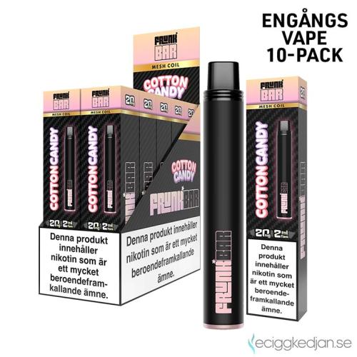 Frunk Bar Mesh | Cotton Candy | Engångs Vape | 20mg | 10pack