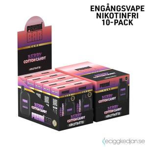 Frunk Bar Cube ZERO Mesh | Berry Cotton Candy | Engångs Vape | 0mg | 12ml | 10pack
