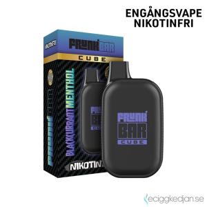 Frunk Bar Cube ZERO Mesh | Blackcurrant Menthol | Engångs Vape | 0mg | 12ml