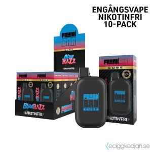 Frunk Bar Cube ZERO Mesh | Blue Razz | Engångs Vape | 0mg | 12ml | 10pack