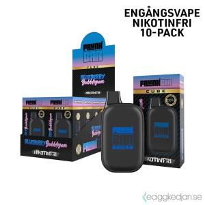 Frunk Bar Cube ZERO Mesh | Blueberry Bubblegum | Engångs Vape | 0mg | 12ml | 10pack