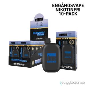 Frunk Bar Cube ZERO Mesh | Blueberry Fusion | Engångs Vape | 0mg | 12ml | 10pack
