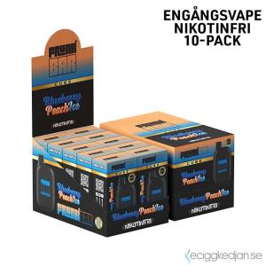 Frunk Bar Cube ZERO Mesh | Blueberry Peach Ice | Engångs Vape | 0mg | 12ml | 10pack