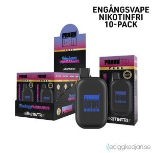 Frunk Bar Cube ZERO Mesh | Blueberry Pomegranate | Engångs Vape | 0mg | 12ml | 10pack