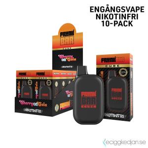 Frunk Bar Cube ZERO Mesh | Cherry on Cola | Engångs Vape | 0mg | 12ml | 10pack