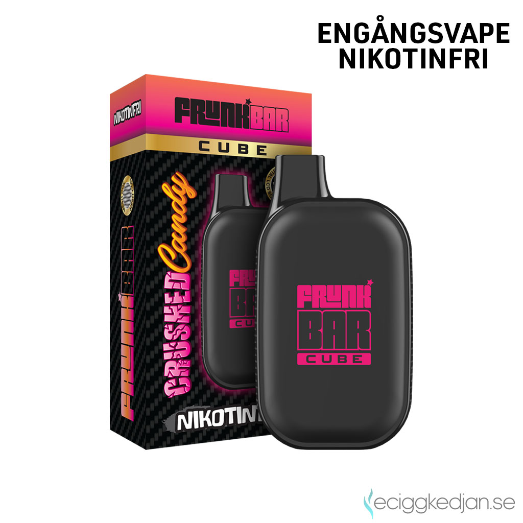 Frunk Bar Cube ZERO Mesh | Crushed Candy | Engångs Vape | 0mg | 12ml