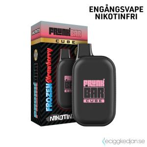 Frunk Bar Cube ZERO Mesh | Frozen Strawberry | Engångs Vape | 0mg | 12ml