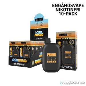 Frunk Bar Cube ZERO Mesh | Iced Mango | Engångs Vape | 0mg | 12ml | 10pack