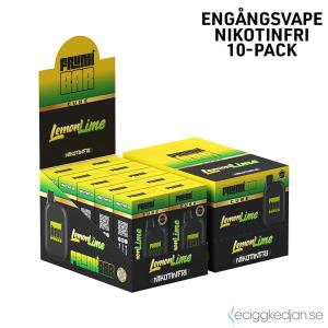 Frunk Bar Cube ZERO Mesh | Lemon Lime | Engångs Vape | 0mg | 12ml | 10pack