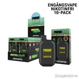 Frunk Bar Cube ZERO Mesh | Menthol Mojito | Engångs Vape | 0mg | 12ml | 10pack