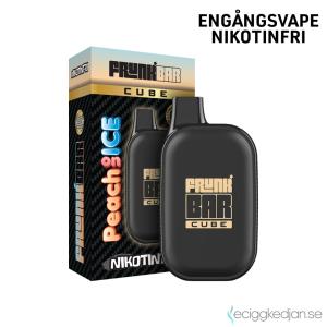 Frunk Bar Cube ZERO Mesh | Peach on Ice | Engångs Vape | 0mg | 12ml