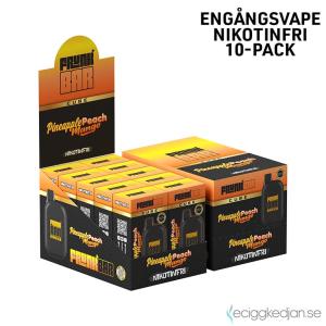 Frunk Bar Cube ZERO Mesh | Pineapple Peach Mango | Engångs Vape | 0mg | 12ml | 10pack