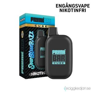 Frunk Bar Cube ZERO Mesh | Sour Blue Razz | Engångs Vape | 0mg | 12ml