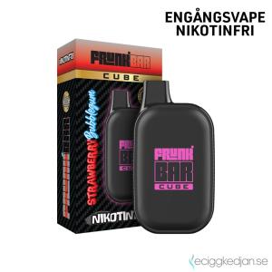Frunk Bar Cube ZERO Mesh | Strawberry Bubblegum | Engångs Vape | 0mg | 12ml