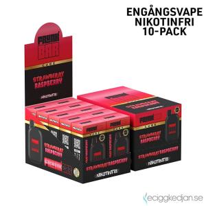 Frunk Bar Cube ZERO Mesh | Strawberry Raspberry | Engångs Vape | 0mg | 12ml | 10pack