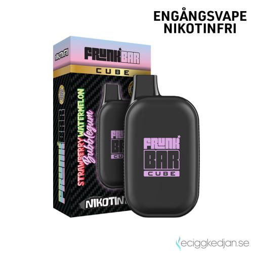 Frunk Bar Cube ZERO Mesh | Strawberry Watermelon Bubblegum | Engångs Vape | 0mg | 12ml
