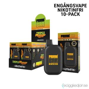 Frunk Bar Cube ZERO Mesh | Triple Mango | Engångs Vape | 0mg | 12ml | 10pack