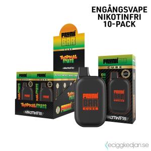 Frunk Bar Cube ZERO Mesh | Tropical Fruits | Engångs Vape | 0mg | 12ml | 10pack