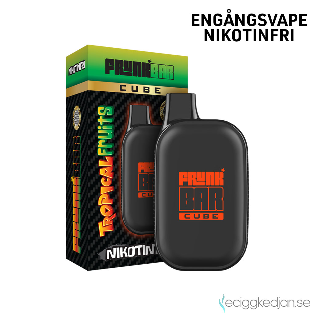 Frunk Bar Cube ZERO Mesh | Tropical Fruits | Engångs Vape | 0mg | 12ml