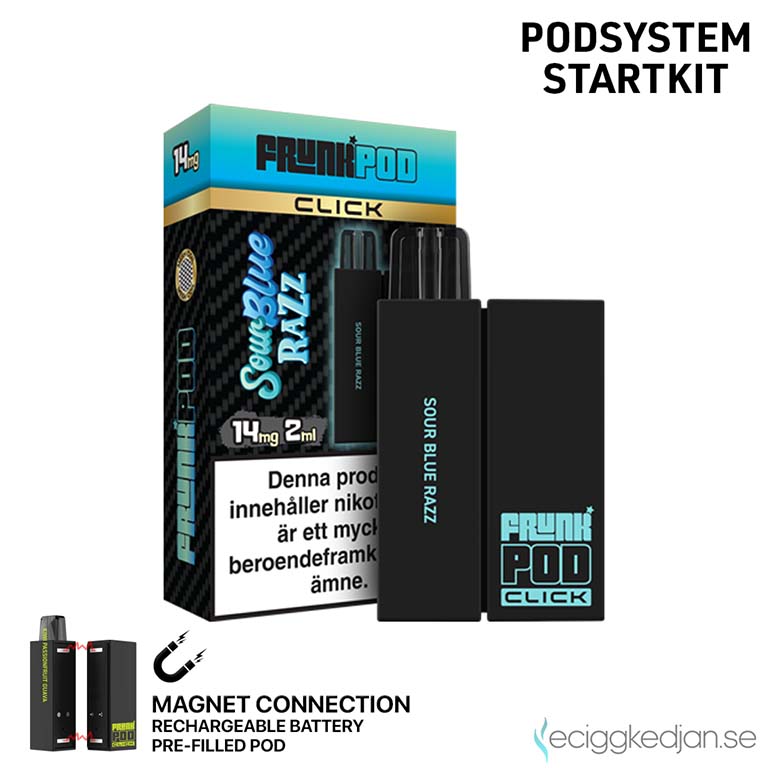 Frunk Pod Click Mesh Kit | Sour Blue Razz | Batteri inkl Förfylld Pod