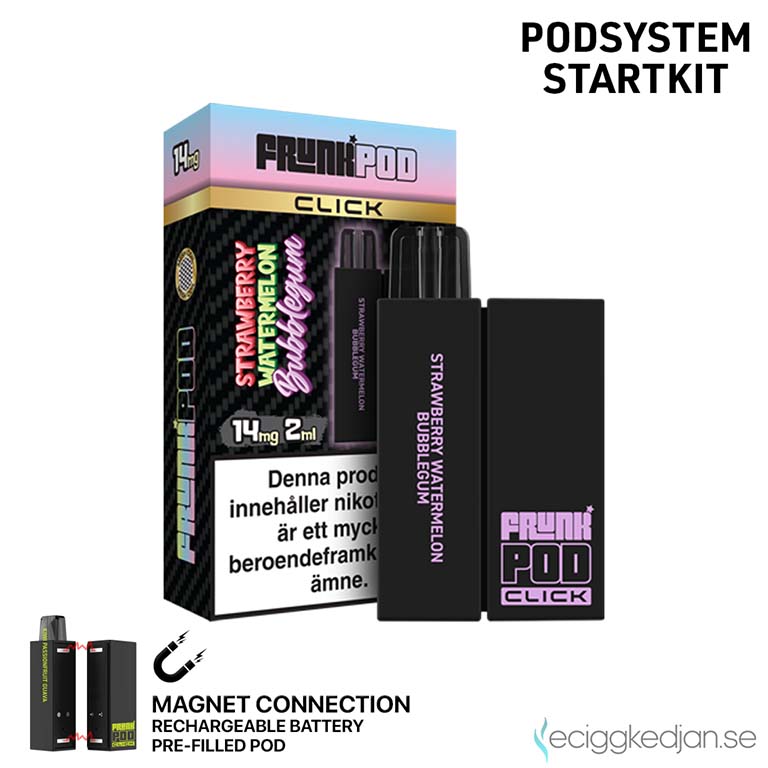 Frunk Pod Click Mesh Kit | Strawberry Watermelon Bubblegum | Batteri inkl Förfylld Pod