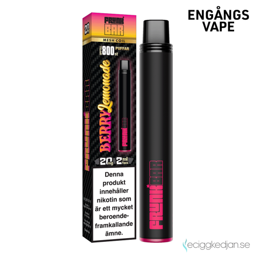 Frunk Bar Mesh | Berry Lemonade | Engångs Vape | 20mg