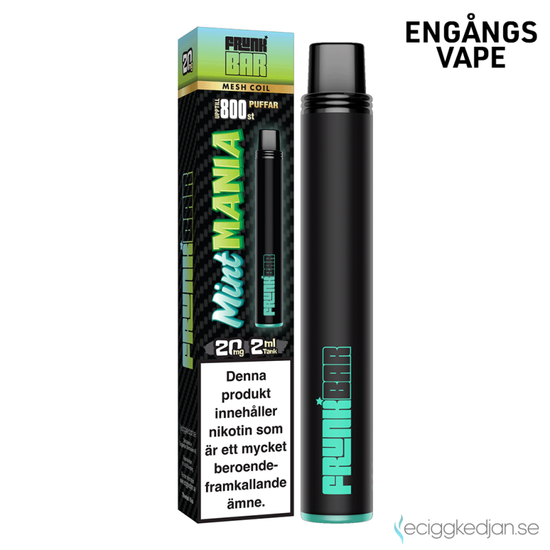 Frunk Bar Mesh | Mint Mania Engångs Vape 20mg