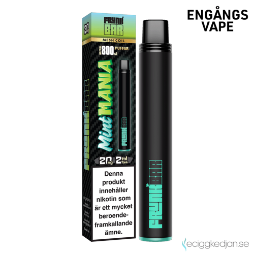 Frunk Bar Mesh | Mint Mania | Engångs Vape | 20mg