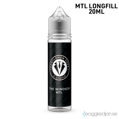 Gentlemen Vape | The Windsor | MTL | 20ml Longfill