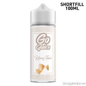 Go Juice | Krämig Tobak |100ml Shortfill