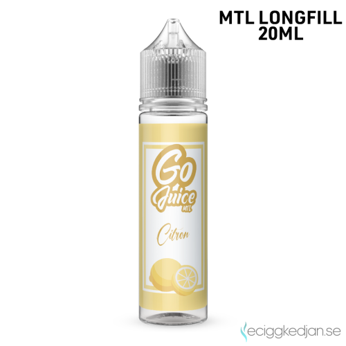 Go Juice | Citron | MTL | 20ml Longfill
