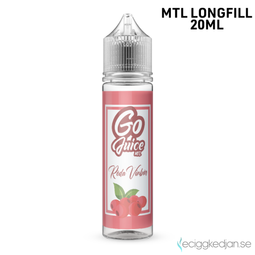 Go Juice | Röda Vinbär | MTL | 20ml Longfill