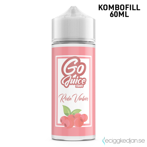 Go Juice | Röda Vinbär | 60ml Kombofill