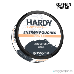 Hardy | Ice Peach | Energy Pouches | 75mg | OBS!! Kort/Utgånget Datum