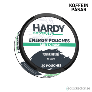 Hardy | Mint Crush | Energy Pouches | 75mg | OBS!! Kort/Utgånget Datum