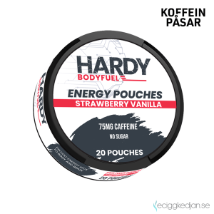 Hardy | Strawberry Vanilla | Energy Pouches | 75mg | OBS!! Kort/Utgånget Datum